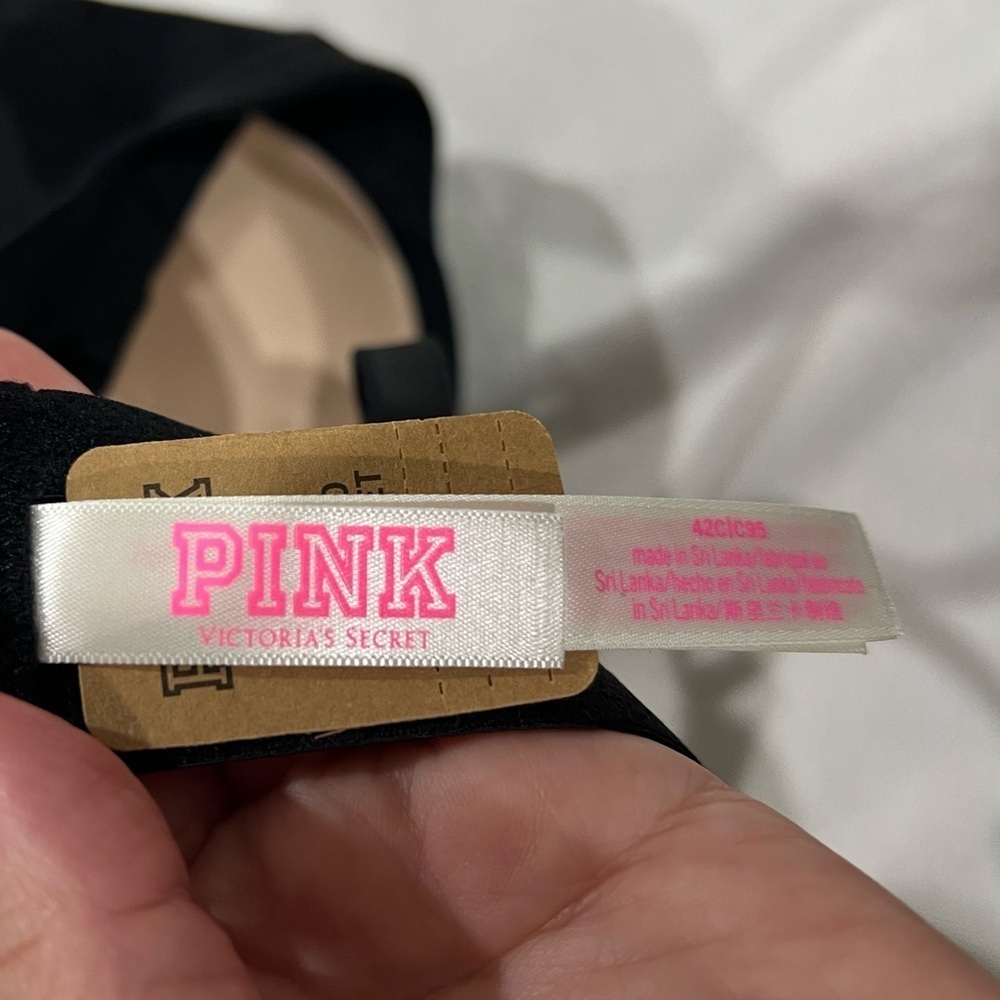 PINK VS Victoria Secret bra black lightest lined 42C - Picture 4 of 7